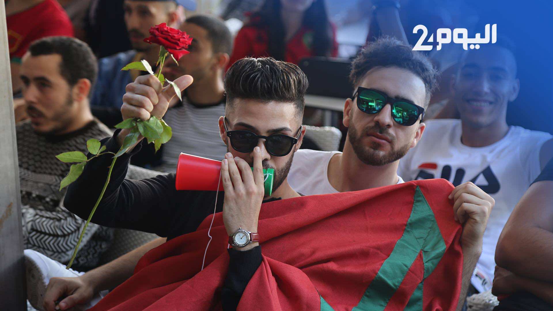 أمل..ترقب..وألم.."اليوم24" ترصد تفاعل جماهير "الأسود" في إحدى مقاهي الرباط - فيديو