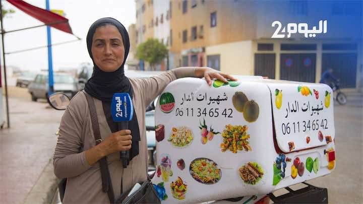 زبيدة التي اكتسحت صورتها الفايسبوك...قصة طباخة متجولة "عرات على كتافها" من أجل لقمة العيش