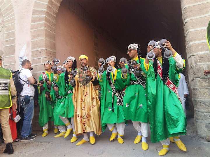 انطلاق مهرجان كناوة