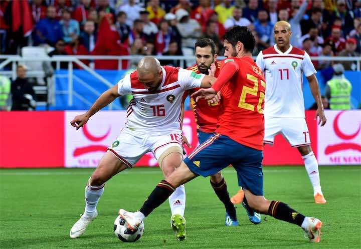 إسبانيا تخطف تعادلا"مشكوكا" أمام المغرب في اخر مباريات دور مجموعات المونديال