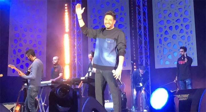 ثناء على المنتخب الوطني وهدية خاصة للجمهور.. هكذا مر حفل حماقي وبوسي في موازين
