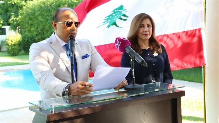 النجمة اللبنانية ماجدة الرومي في ضيافة سفير بلدها بالمغرب-فيديو