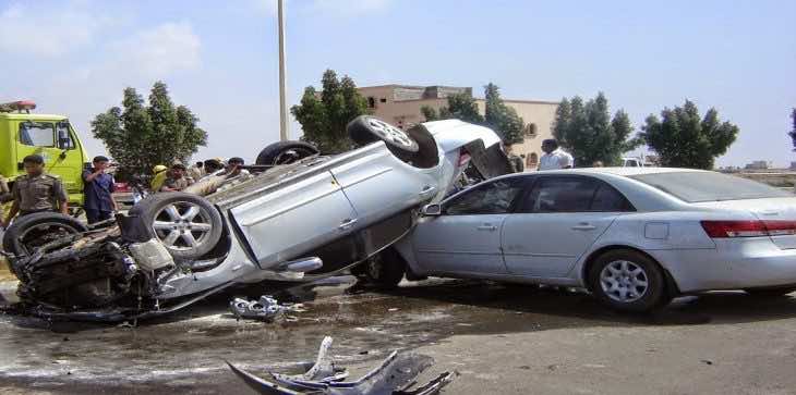 مصرع عروسين في حادث سير خلال حفل الزفاف
