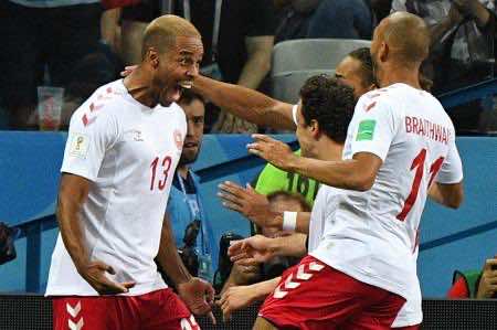 الدنمارك "تجر" كرواتيا إلى الأشواط الإضافية