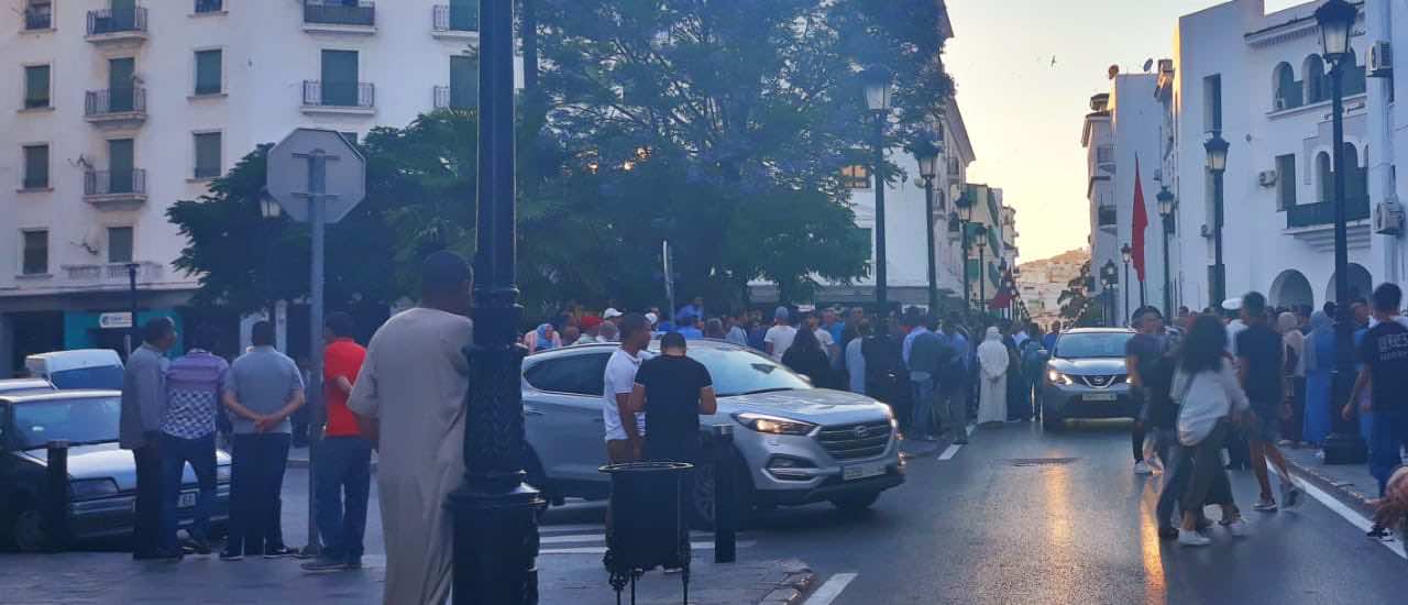 منع ومطاردات لمتضامنين مع معتقلي الريف بتطوان...الأمن يتدخل بقوة