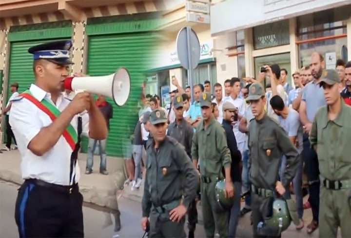 الأمن يفرق وقفة بالناظور...ودعوات جديدة للاحتجاج بارتداء الأسود نهاية الأسبوع
