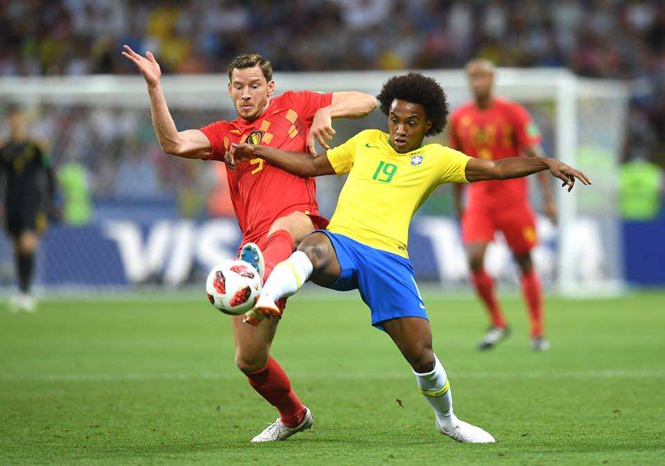 كأس العالم روسيا2018..بلجيكا متقدمة أمام نجوم البرازيل بالشوط الأول