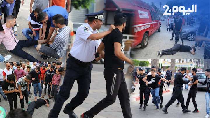 عاجل..الأمن يفرق وقفة تضامنية مع معتقلي الحراك بالناظور..توقيفات وإصابات- فيديو