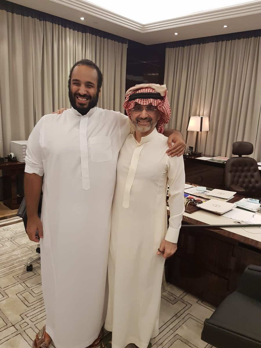 هذا ما قاله الوليد بن طلال بعد لقائه ولي العهد السعودي