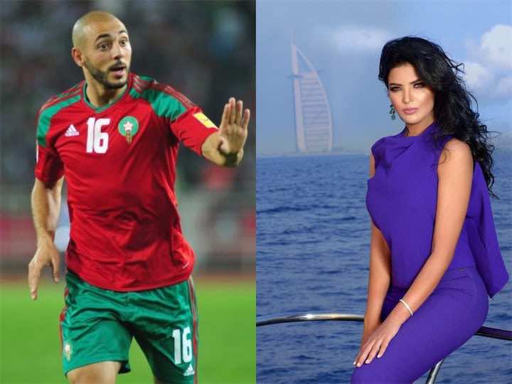 ترحيب خاص من المغربية هند بومشمر بأمرابط في الدوري السعودي-صورة