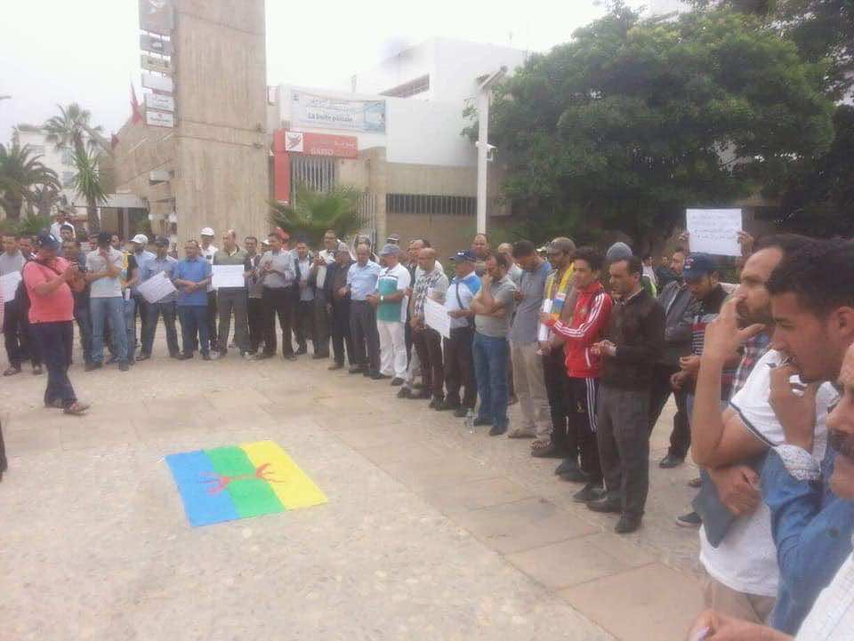 أمازيغ يحتجون ضد "بجيدي" أكادير بسبب أسماء فلسطينية: أعيدوا إلى المدينة هويتها الأمازيغية