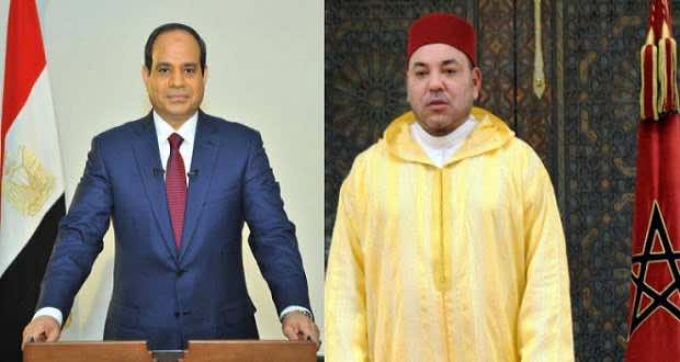 الملك يبعث برسالة إلى الرئيس المصري عبد الفتاح السيسي