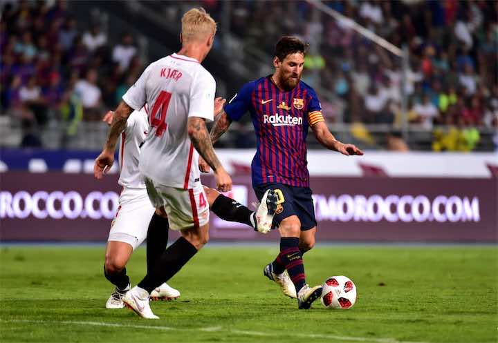 برشلونة يتوج بطلا لكأس "السوبر" على حساب إشبيلية للمرة 13 في تاريخه - صور