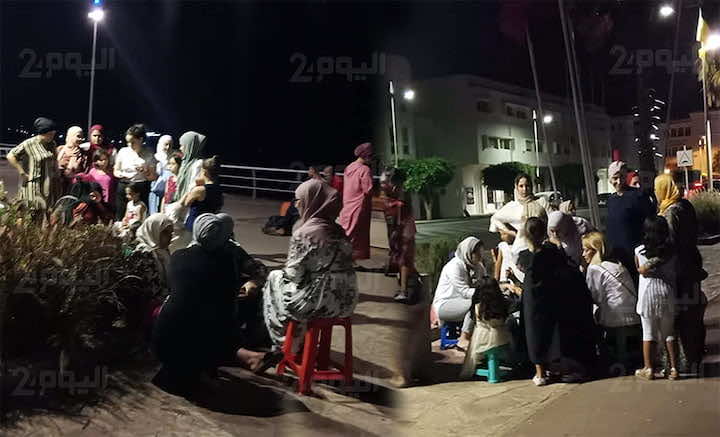 التزين بالحناء يجبر نساء على السهر بكورنيش الناظور.. ولا تكتمل فرحة العيد إلا به ـ صور ـ