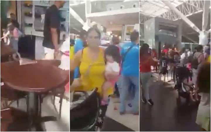 فوضى بمطار وجدة.. مسافرون يقتحمون مطاعم المطار احتجاجا على تأخر الطائرة -فيديو-
