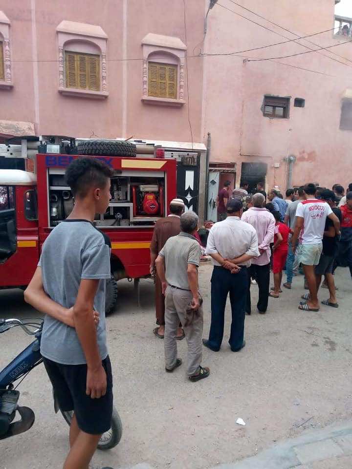 عاجل.. شاحن هاتف يتسبب في حريق في منزل بأفورار -صور