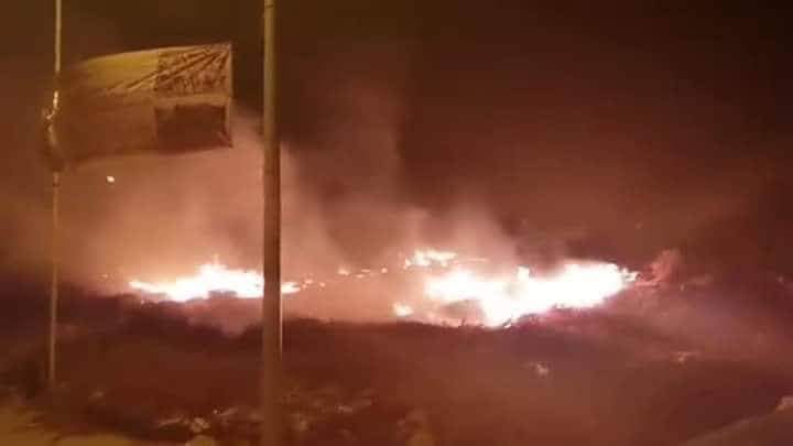 حريق يأتي على بؤرة سوداء وسط حي سكني في أكادير