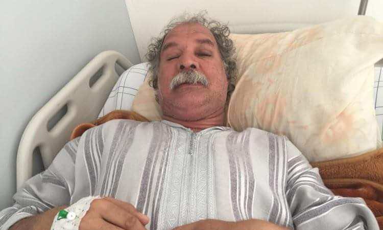 الفنان المغربي محمد لقلع يرقد في المستشفى-صور