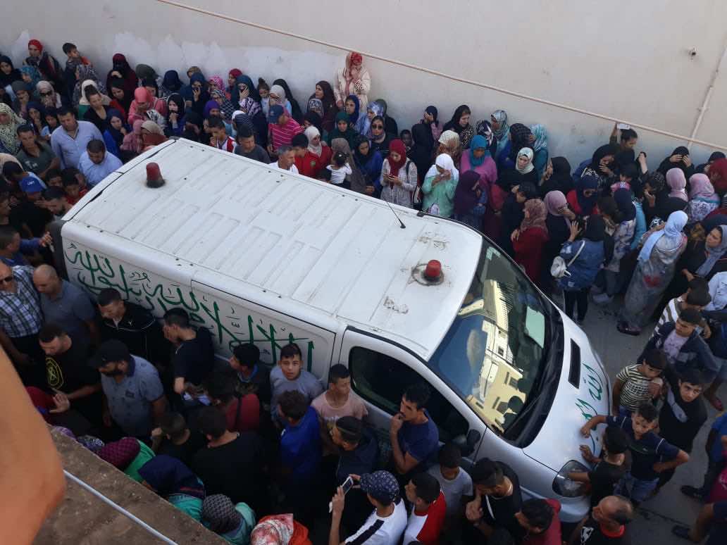 جنازة "شهيدة الحريك".. غاب المنتخبون والجمعيات النسائية وحضرت السلطة - صور