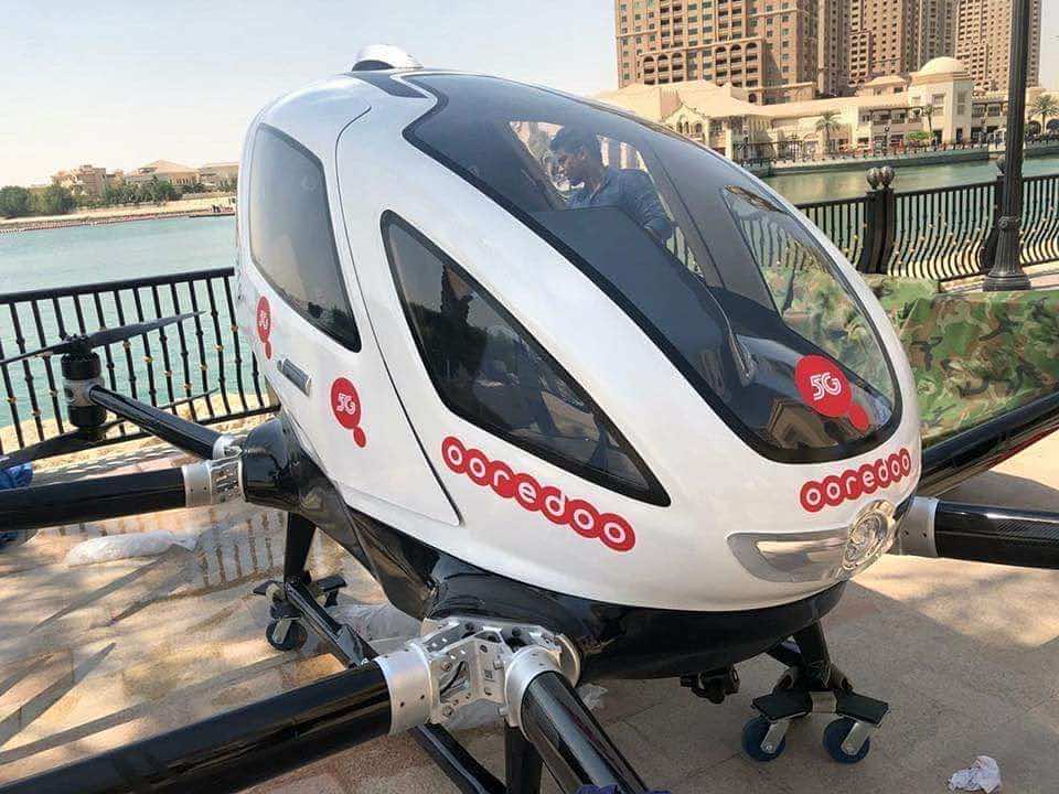 تدشين أول "تاكسي طائر" يعمل بتقنية الجيل الخامس "G5" ويتسع لشخصين - فيديو
