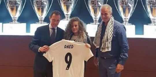 ريال مدريد يكرم أيقونة المقاومة الفلسطينية عهد التميمي