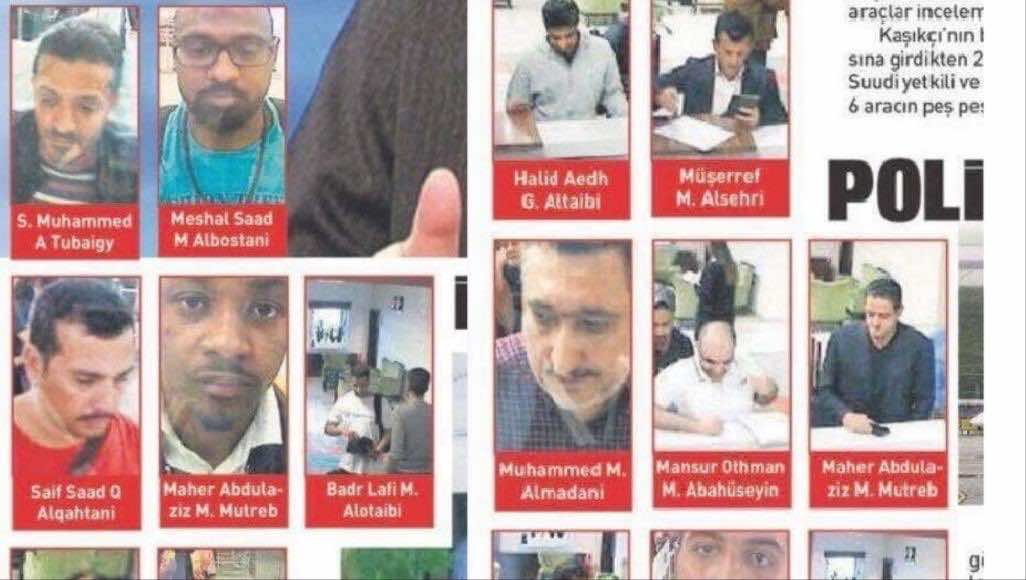 صحيفة تركية تكشف هويات فريق "اغتيال" خاشقجي.. أحدهم ضابط مختص في التشريح -صور-