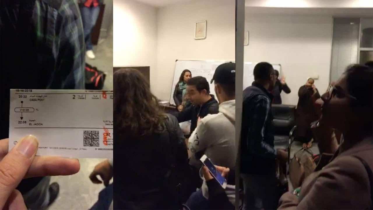 بعد تأخر القطار لأزيد من ساعة ونصف .. مسافرون يحتجون بالدار البيضاء على مكتب "لخليع" -فيديو