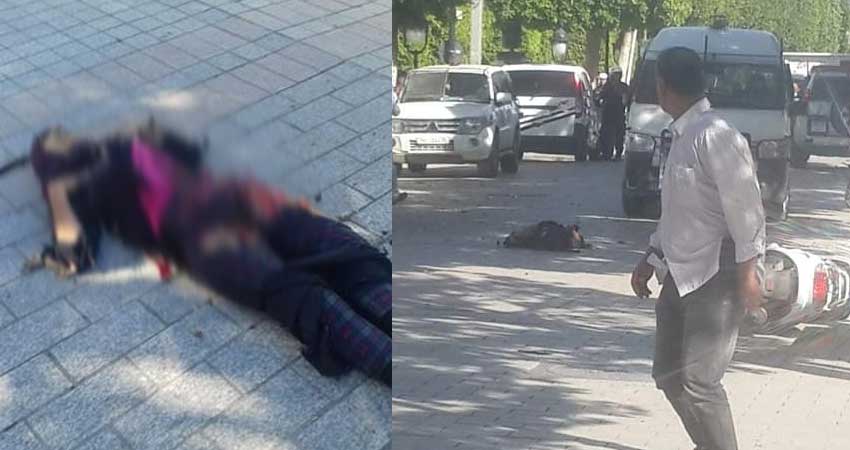 أولى صور المرأة المنفذة لتفجير تونس..إصابة 9 رجال أمن ومدني وفق حصيلة أولية-صورة