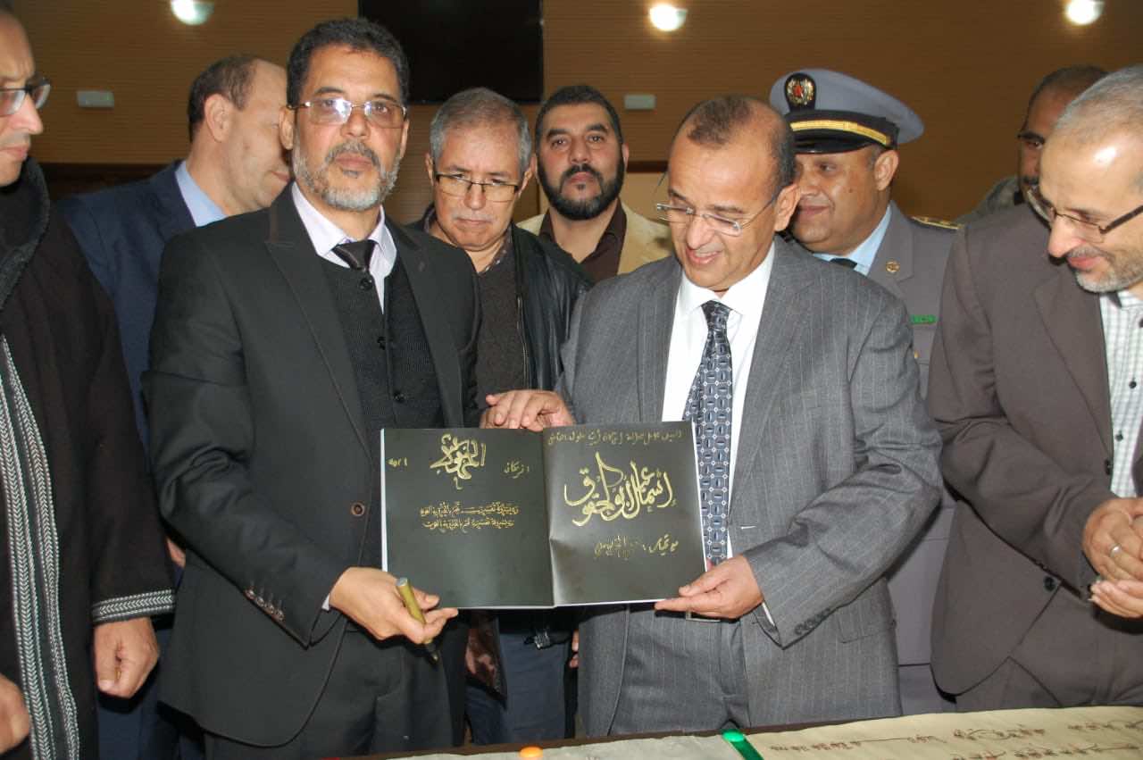 -خطاطو المغرب يبدعون في ملتقى سوس لفنون الخط والإبداع -صور