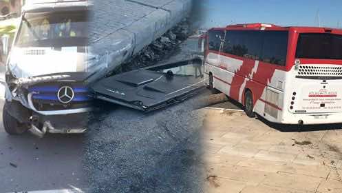 عاجل.. حافلة "تقتحم" "مارينا" طنجة وتصدم 10 سيارات-صور