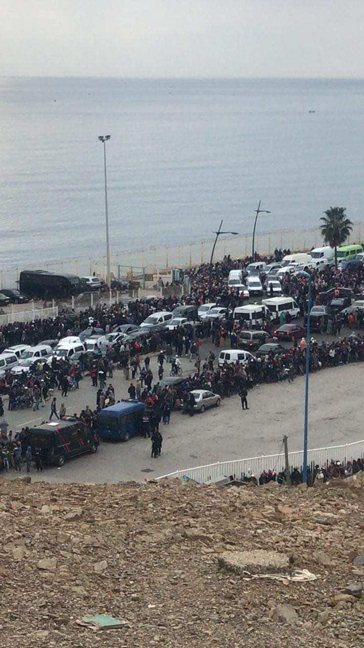 إسبانيا حرمت مئات الألاف من المغاربة من دخول سبتة ومليلية في سنة