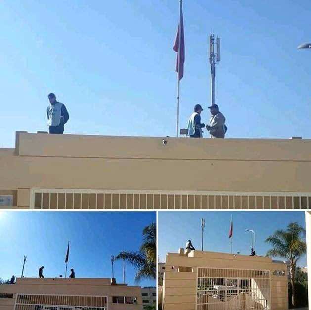 تصعيد جديد للمعطلين في فاس..اقتحموا مبنى الأكاديمية وصعدوا إلى السطح مهددين بالانتحار-صور