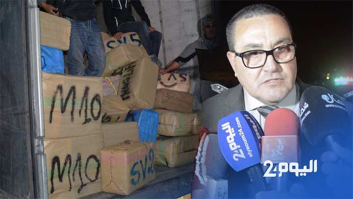 بالصور والفيديو.. تفاصيل عملية حجز ما يقارب 14 طن من مخدر الحشيش بطنجة