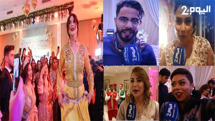 مشاهير يهنئون ماريا ناديم واللبناني كاظم شماس بعقد قرانهما.. ونور تخطف الأضواء برقصها!-فيديو