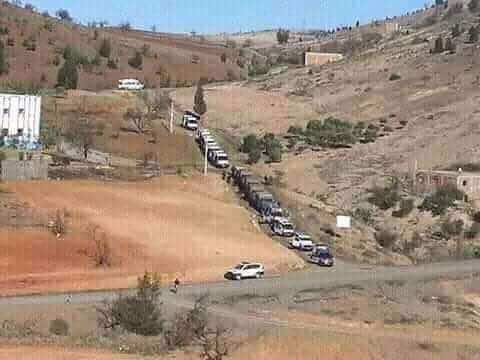 الاحتجاجات تعود للريف وإنزال أمني..  تبخر الوعود التنموية وأوضاع معتقلي الحراك تخرج العشرات إلى شوارع تامسنيت-صور