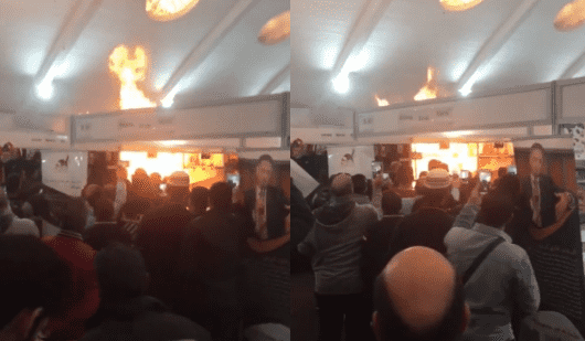 هلع واستنفار.. حريق بمعرض الكتاب في الدار البيضاء -فيديو وصور