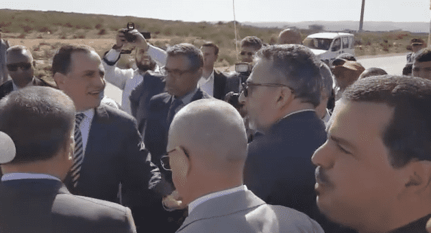 أثناء تدشين مشروع في تزنيت.. مواجهة ساخنة بين برلماني والوزير اعمارة - فيديو