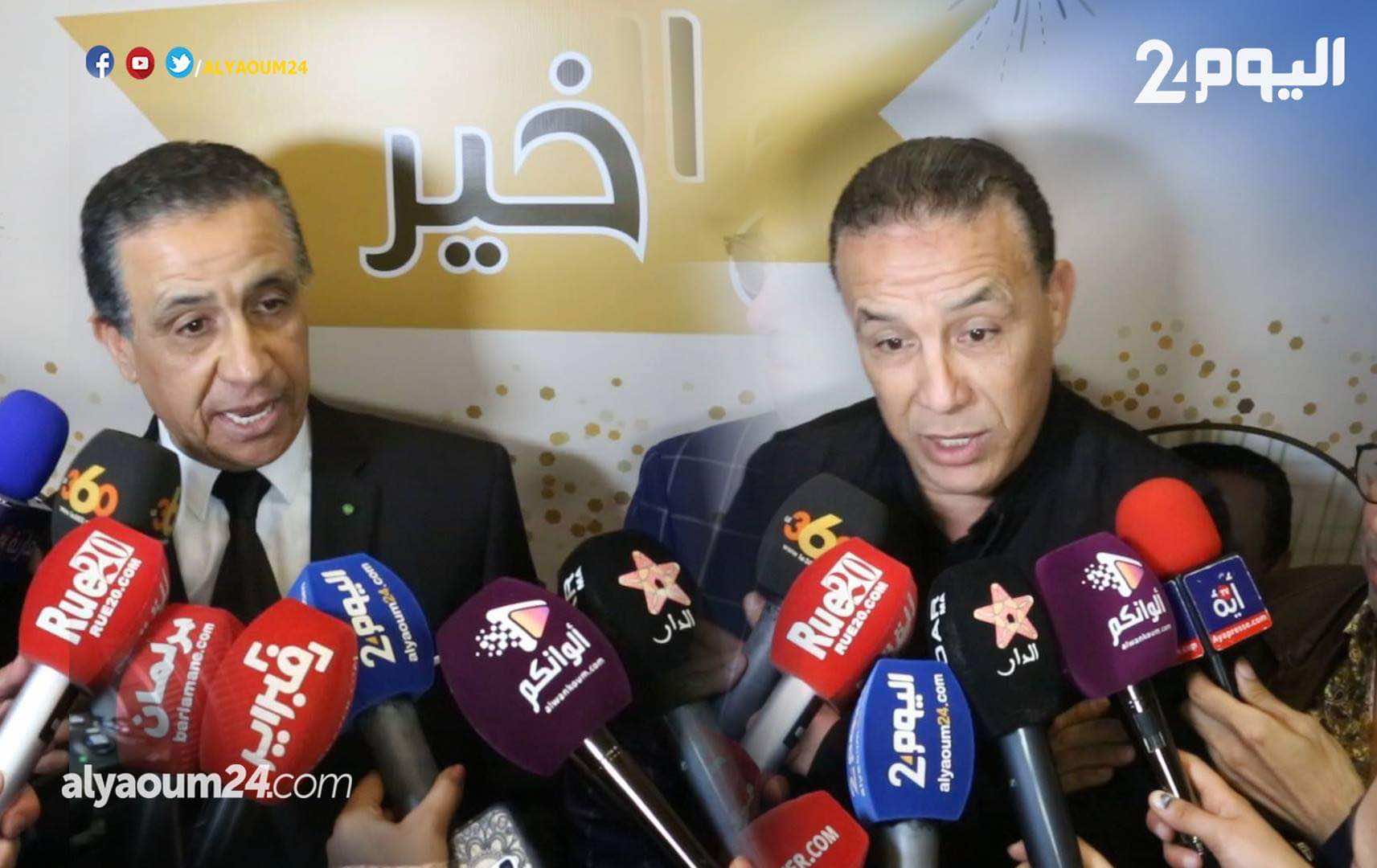 بالفيديو.. لحظة الصلح بين الأخوين الغاوي: "ليس هنا خصام وناس توسطو بيننا للقاء"