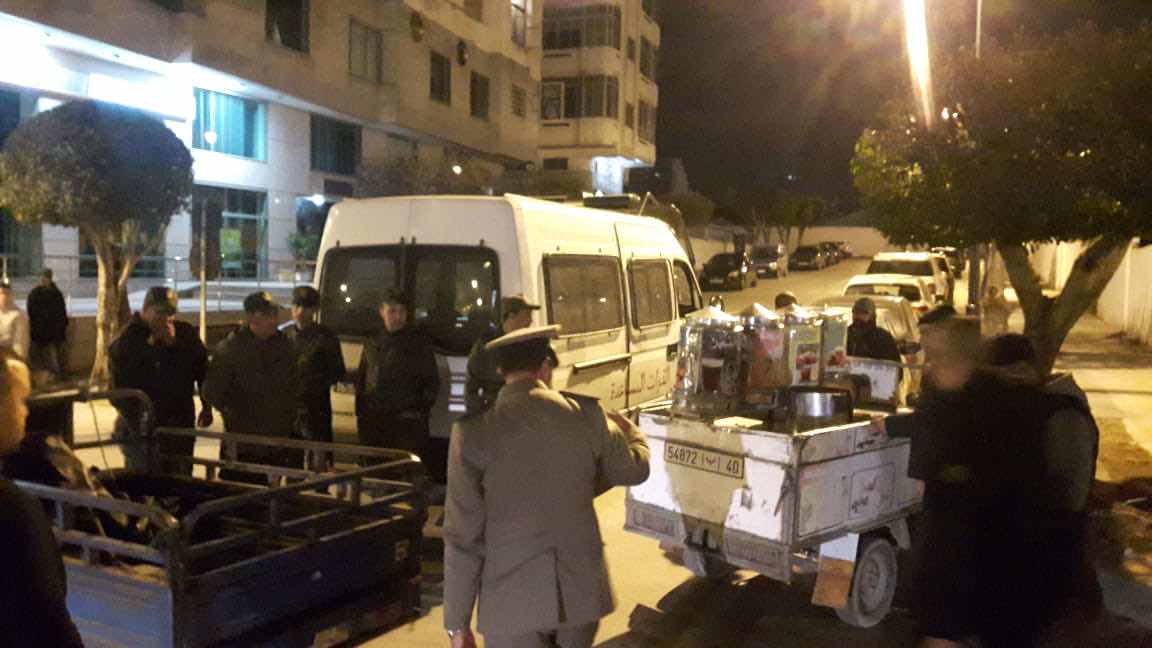 حملة لتحرير الملك العمومي في طنجة-فيديو