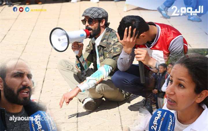 المتعاقدون أمام الوزارة: تصريحات أمزازي تمويه على القمع.. إسقاط التعاقد خيار استراتيجي ولا حوار إلا مع التنسيقية -فيديو-