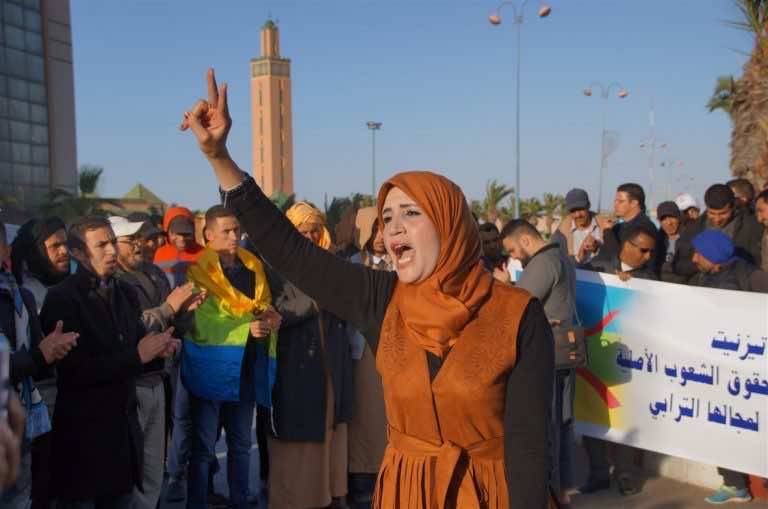 قوانين أخنوش واعتداءات الرعاة الرحل تخرج ساكنة إقليم تزنيت إلى الاحتجاج-صور-