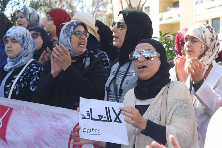 الأساتذة المتعاقدون يلوحون بسنة بيضاء ويرفضون الحوار مع الداخلية