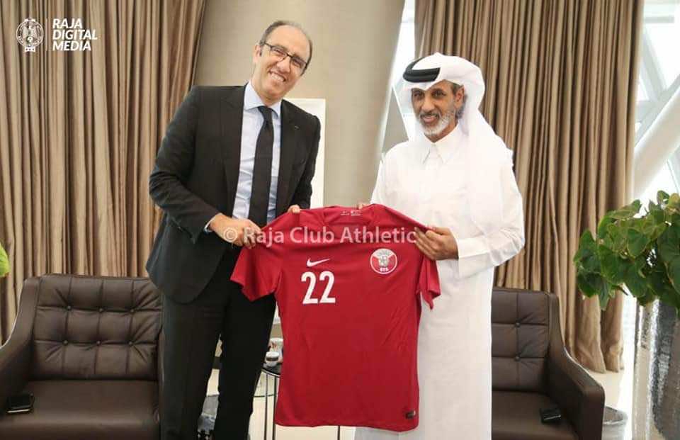 الرجاء يرغب في تعزيز علاقاته مع الاتحاد القطري لكرة القدم