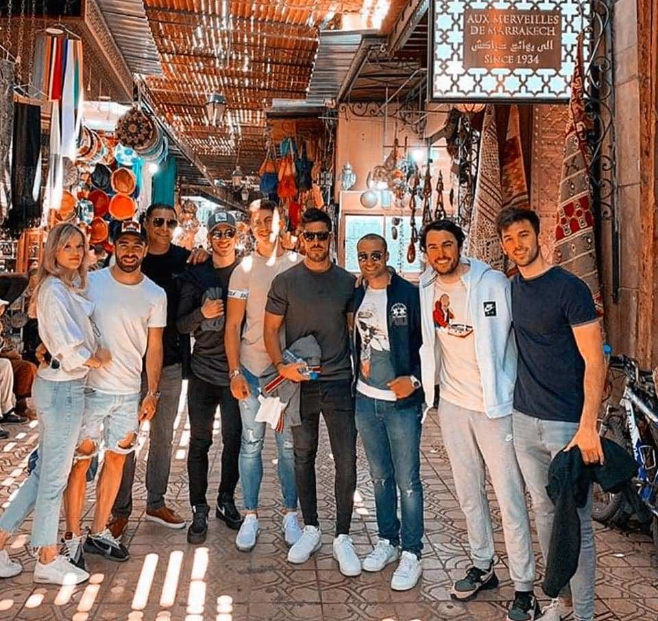 نجوم ريال مدريد في عطلة في مراكش- فيديو