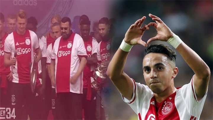 في مشهد مؤثر.. أجاكس يهدي لقب الدوري للنوري ووالده وأخوه يلقيان كلمة أمام آلاف الأنصار - فيديو