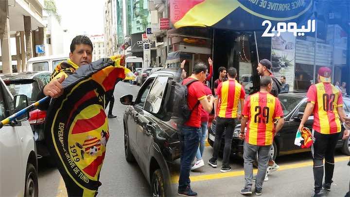 أجواء استثنائية بين جماهير الترجي التونسي قبل نهائي الأبطال أمام الوداد-فيديو-