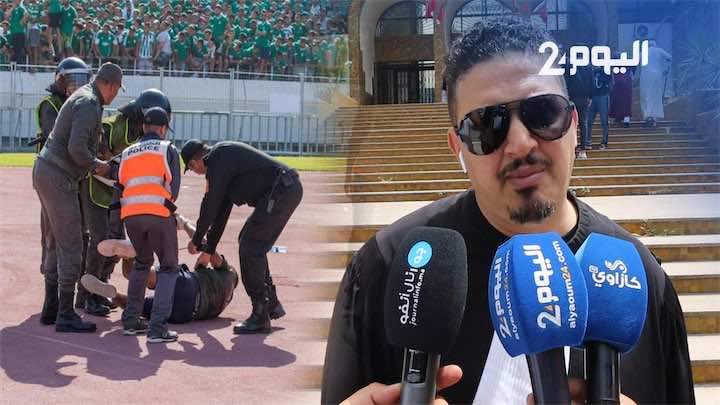 محامي الجماهير الرجاوية يكشف معطيات جديدة عن صراع "التراس" الرجاء والوداد بعد سرقة شعارات "الوينرز-فيديو-