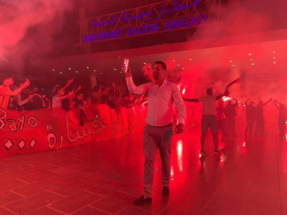 رغم الهزيمة بنهائي كأس "الكاف"..جماهير نهضة بركان تخصص للاعبيها استقبال الأبطال