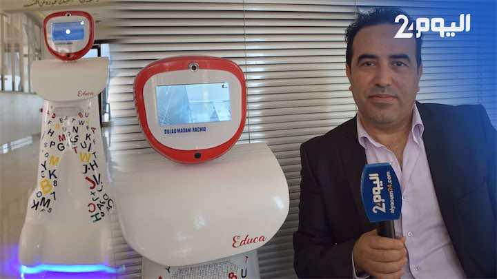 مغربي يبتكر "روبو" لمساعدة الأشخاص في وضعية إعاقة.. يسهل عملية متابعة الدراسة - فيديو