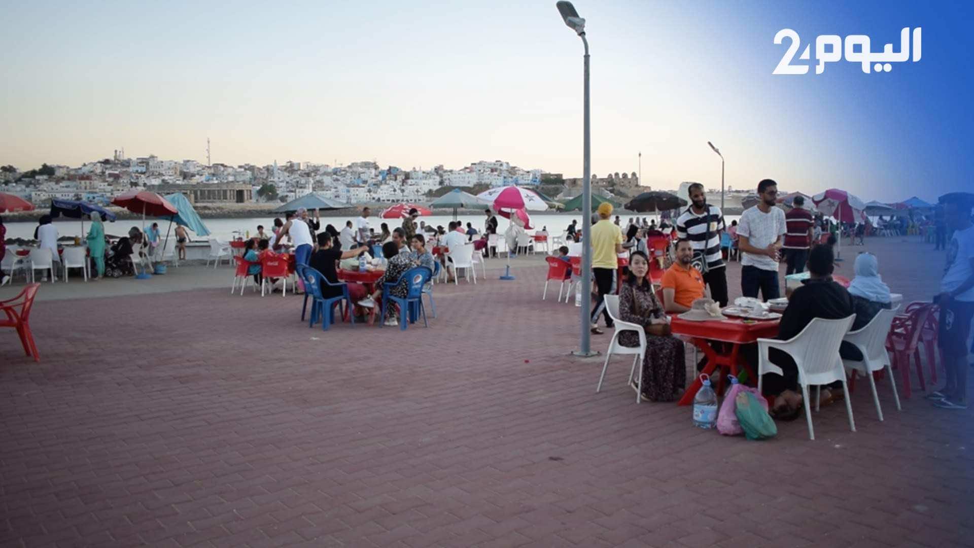 شاطئ "راس الرمل" وجهة العرايشيين لقضاء أوقات ممتعة -فيديو